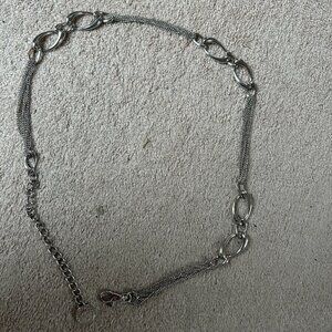 Anne Klein silver chain belt